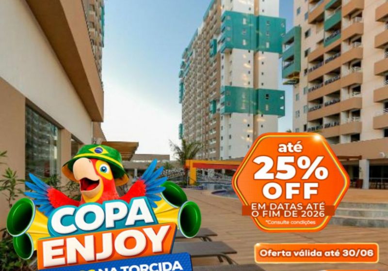 ⚽️ JUNTOS NA TORCIDA E NA DIVERSÃO COM ATÉ 25% OFF NO ENJOY!